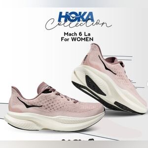HOKA Women's Mach 6 Running ShoesPearl